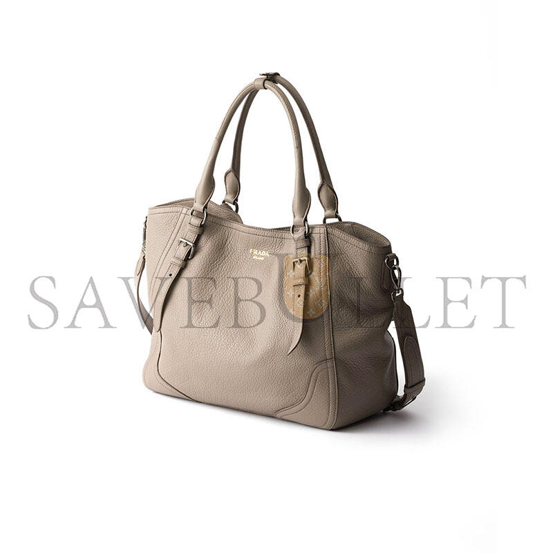 PRADA LARGE LEATHER TOTE BAG 1BG602 (38*32*14cm)